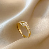 Elegant Diamond Accent Open Mouth Luxury Ring for Women by Tamxo™