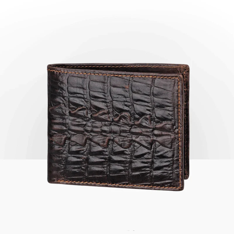 Men's Leather Wallet: Tamxo™ 2-Fold Purse with Photo Slots - Perfect Gift for Him