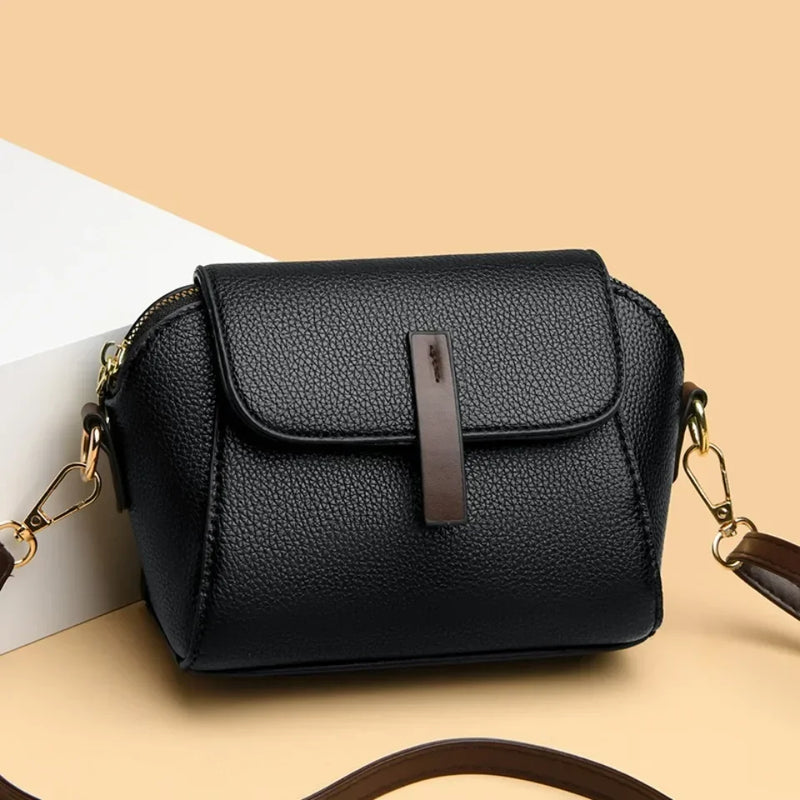 Tamxo™ Luxury Genuine Leather Women Crossbody Bag Shoulder Handbag Elegant Messenger Female Bag