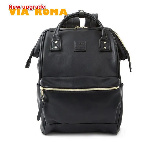 Tamxo™ 15.6 Inch Anti-theft Laptop Backpack: Stylish Men's PU Leather Bag