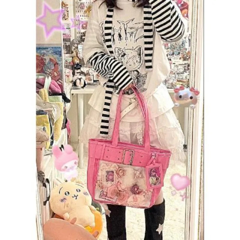 Tamxo™ Pink Ita Bag Women's Fashion Large Capacity Handbag