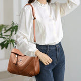 Tamxo™ Retro Chic Crossbody Shoulder Bag for Women: High Quality Multi Pocket Large Capacity Soft Wallet