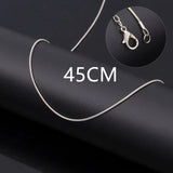 Tamxo™ Gold Stainless Steel Snake Chain Necklace Fashion Clavicle Jewelry Accessory