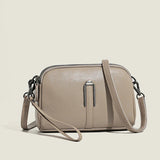 Tamxo™ Genuine Leather Luxury Women's Crossbody Shoulder Bag in Solid Color