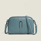 Tamxo™ Genuine Leather Luxury Women's Crossbody Shoulder Bag in Solid Color