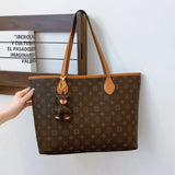 Tamxo™ Soft Leather Tote Bag | Luxury High Capacity Shoulder Handbag for Women