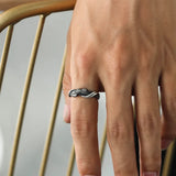 Tamxo™ Vintage Wood Adjustable Ring, Gothic Fashion Jewelry for Men and Women