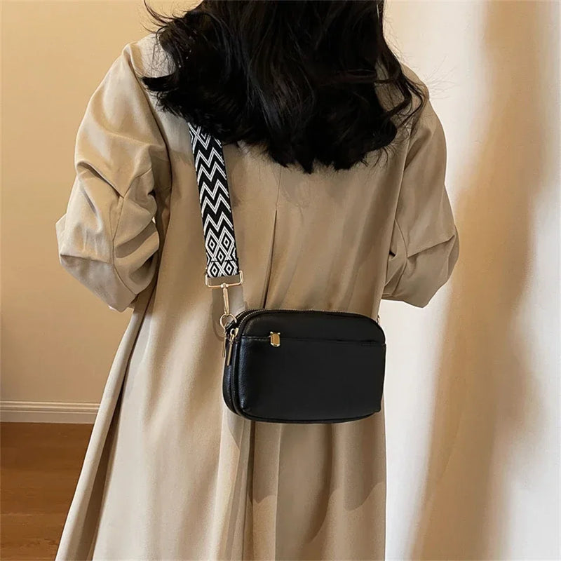 Tamxo™ Lingge PU One Shoulder Crossbody Small Square Handbag