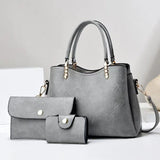 Tamxo™ Fashion Tote Handbag Set: PU Leather Chic Lady Wallet, Crossbody Bag for Women