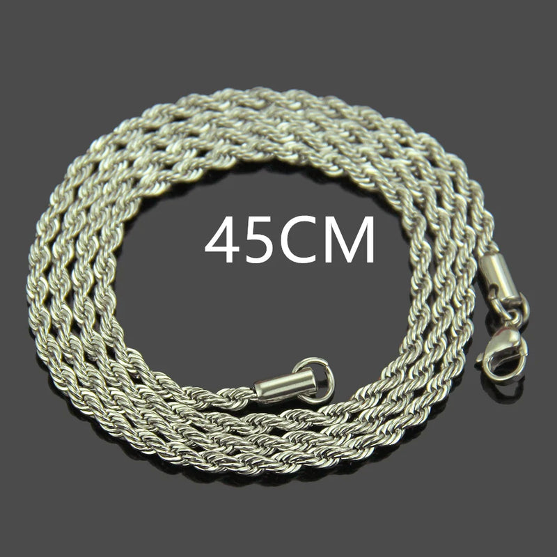 Tamxo™ Gold Stainless Steel Snake Chain Necklace Fashion Clavicle Jewelry Accessory