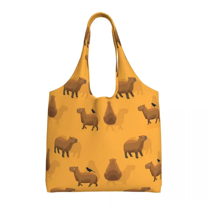 Capybara Tree Pattern Tote Bag by Tamxo™