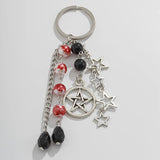 Tamxo™ Flower Star Love Bow Acrylic Keychain Bag Backpack Chain