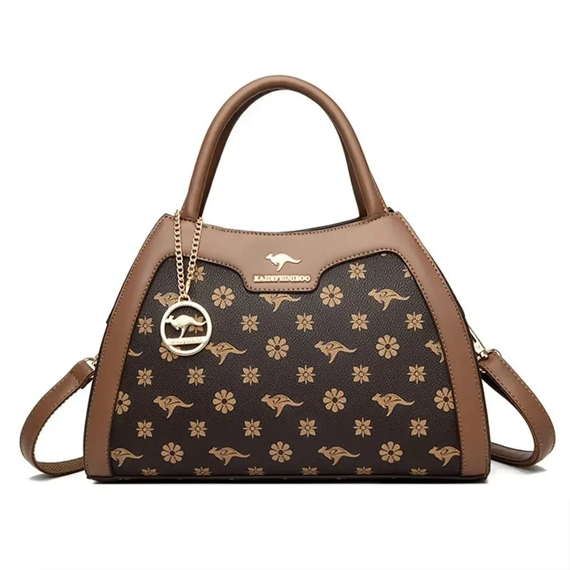 Tamxo™ Classic Retro Crossbody Tote Bag Large Capacity Printed Shoulder Handbag