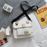 Tamxo™ Cute Canvas Messenger Bag – Versatile and Stylish Crossbody for Everyday Use