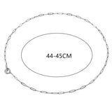 Tamxo™ Stainless Steel Chain Necklace - Women's Fashion Jewelry