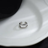 Tamxo™ Double Layer Ear Cuff Earrings for Women - Trendy Non-Piercing Ear Clip Jewelry