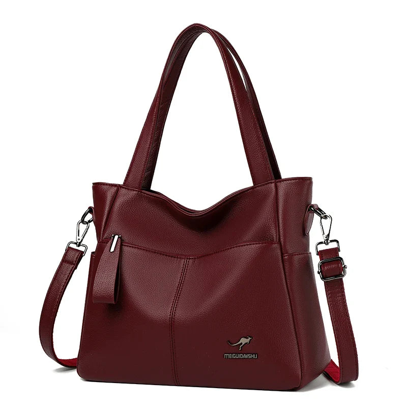 Tamxo™ Leather Shoulder Bag: Luxury High Quality Ladies Handbag Fashion Tote Sac