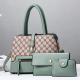 Tamxo™ Fashion Trend Women Handbag Tote Clutch Purse & Wallet Set